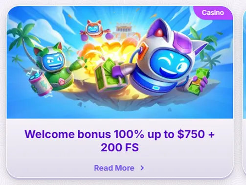 Robocat Casino bonus